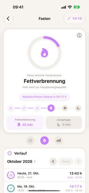 Fastenphasen in Logify